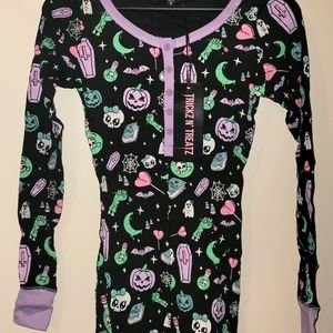 Trickz N Treatz Potions and Posions Thermal Romper Size S BNWT
